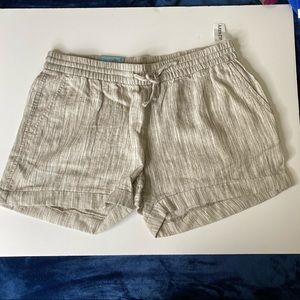 Old Navy Linen Cuff Drawstring Shorts